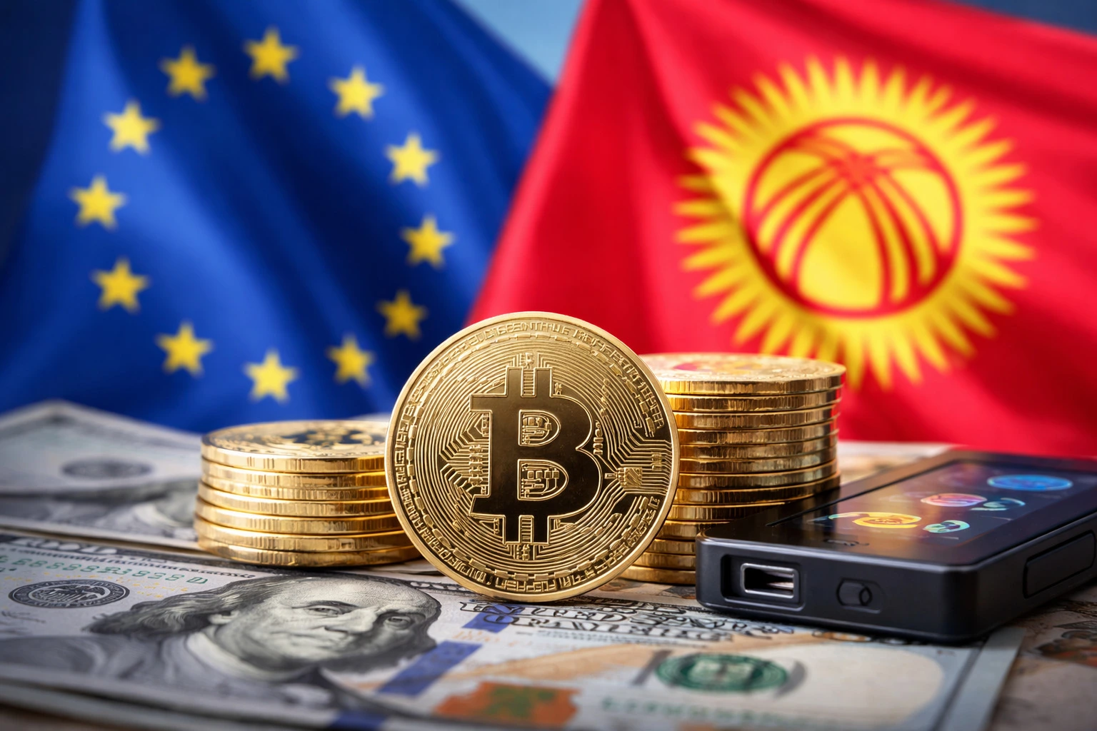 Кыргызстан усиливает контроль за крипторынком из-за санкционных рисков
