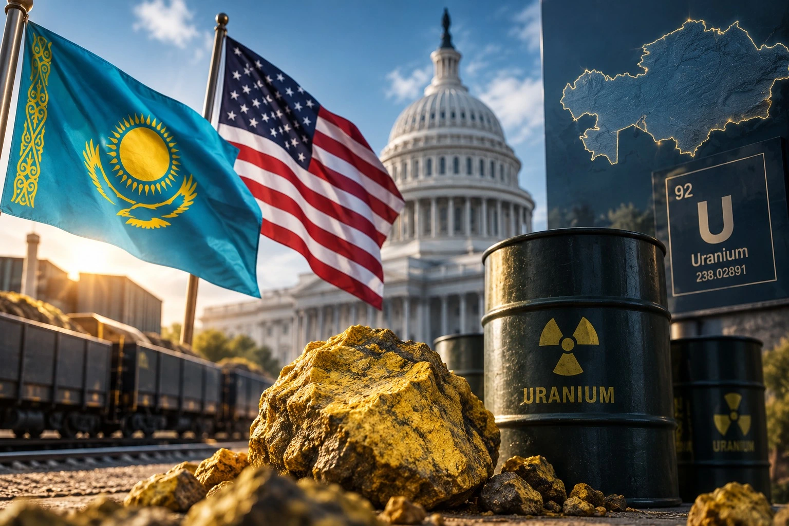 Казахстан обеспечивает 28% урана для АЭС США, Конгресс обсуждает отмену поправки Джексона–Вэника