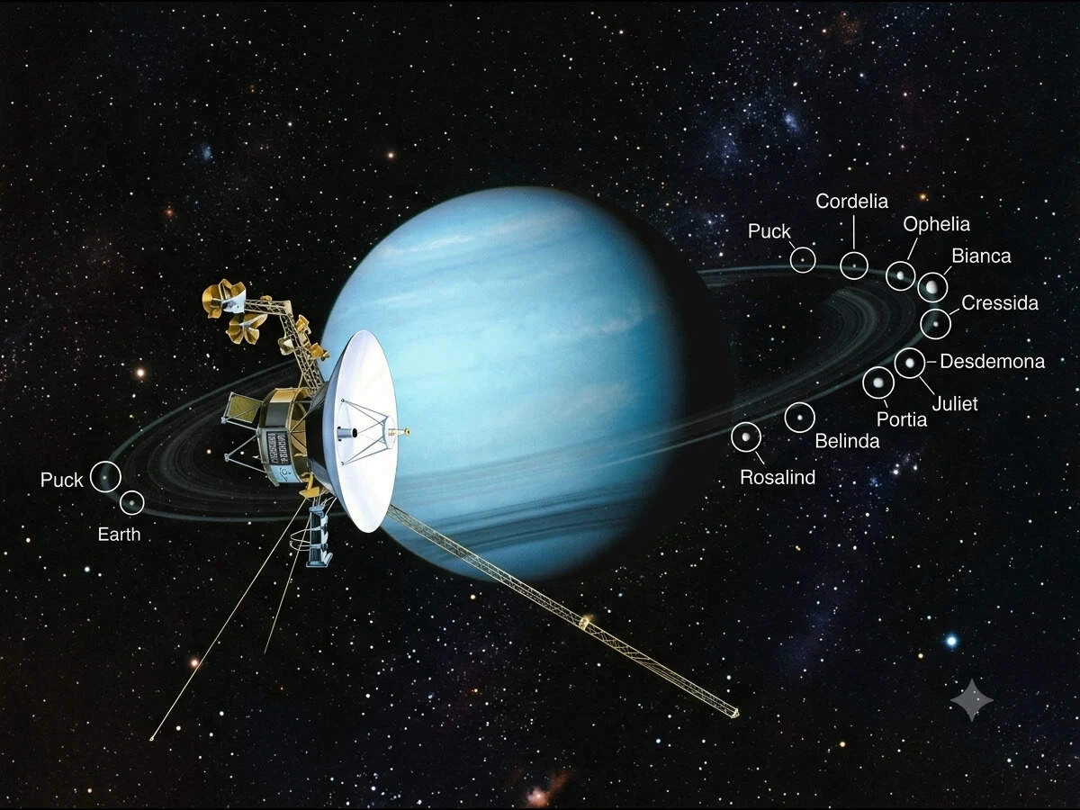 Пролёт Voyager 2 мимо Урана в 1986 году пришёлся на редкий солнечный ветер, показало исследование