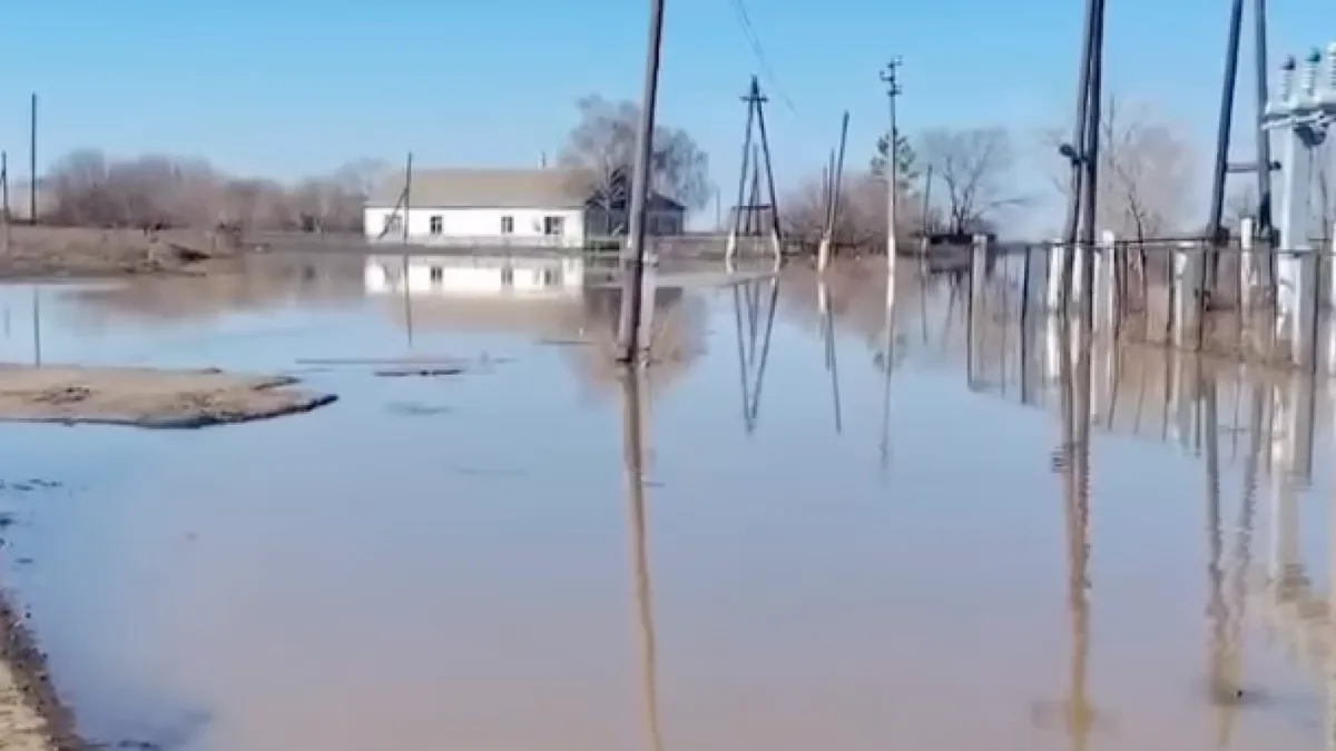 Akmola Region floods village, authorities claim situation under control